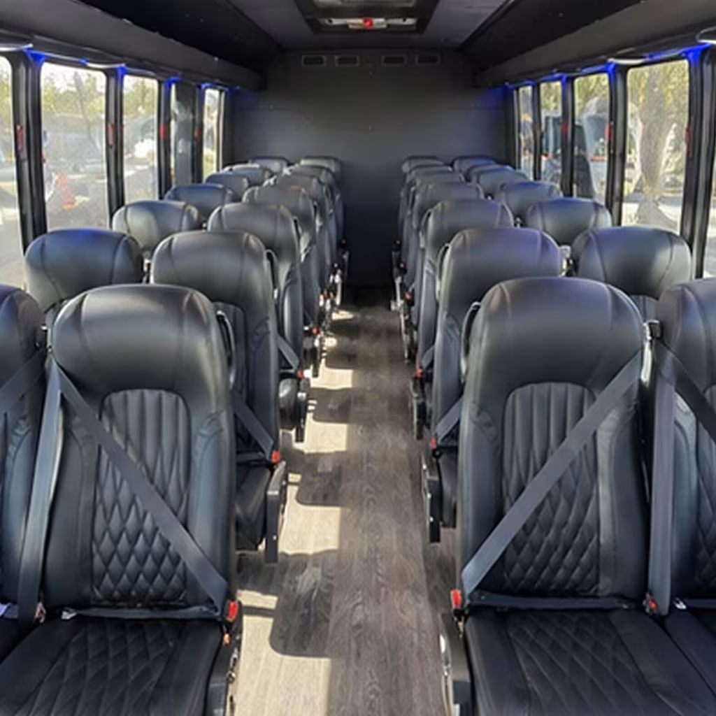 25 passenger minibus inside