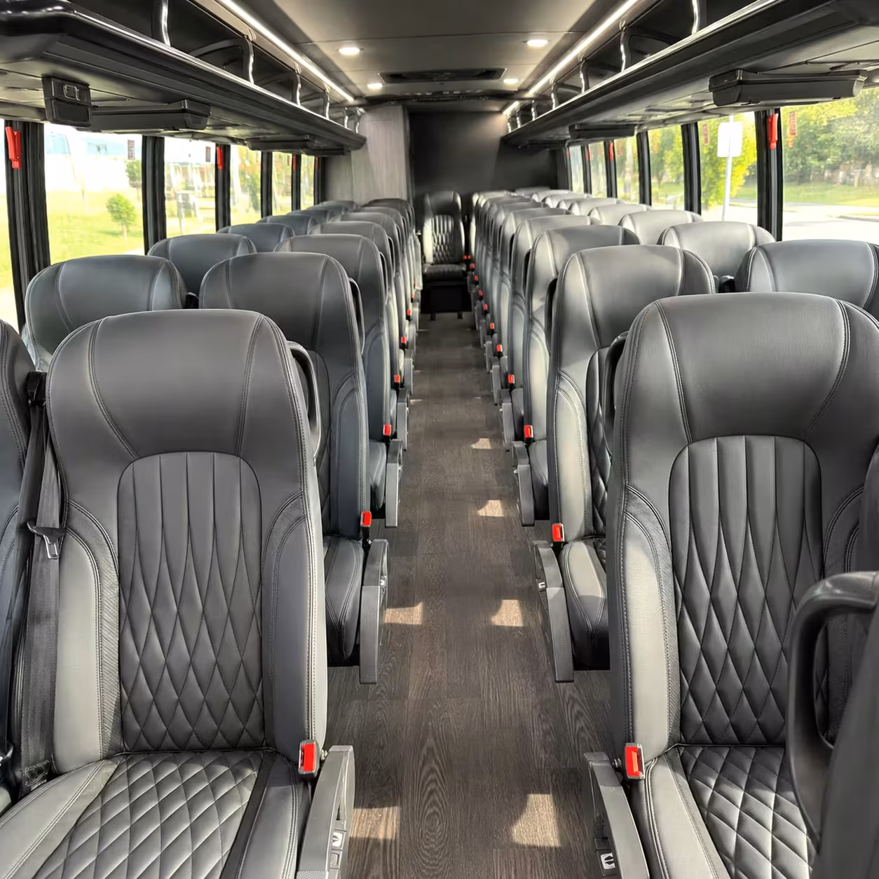 28 passenger minibus inside