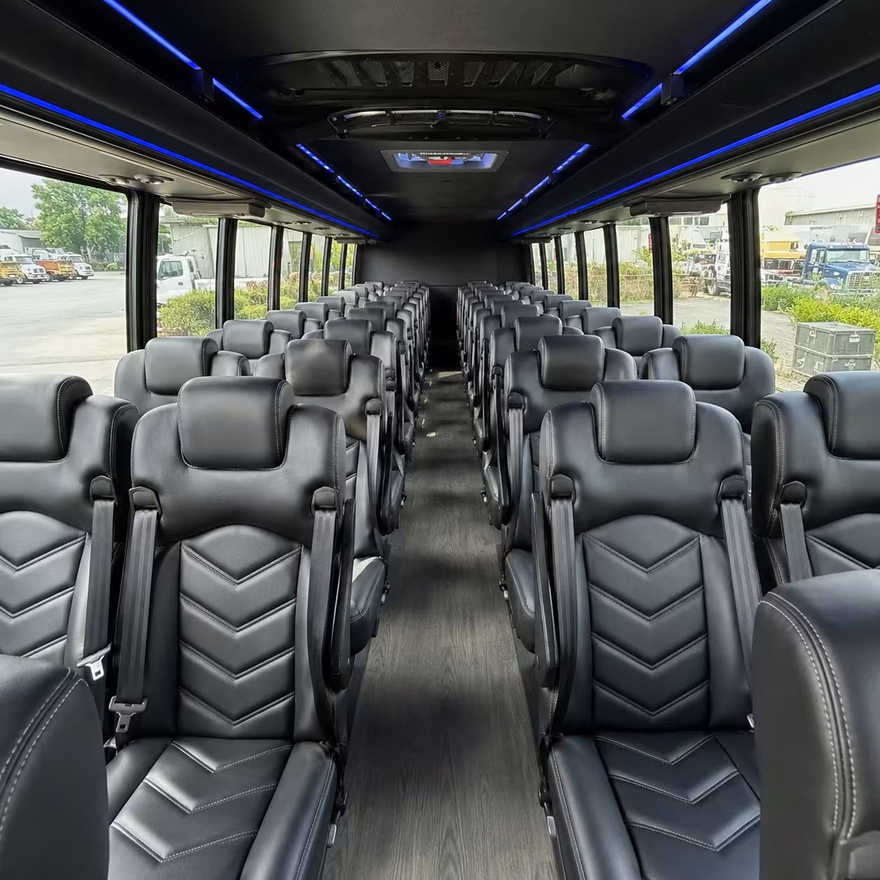 30 passenger minibus interior