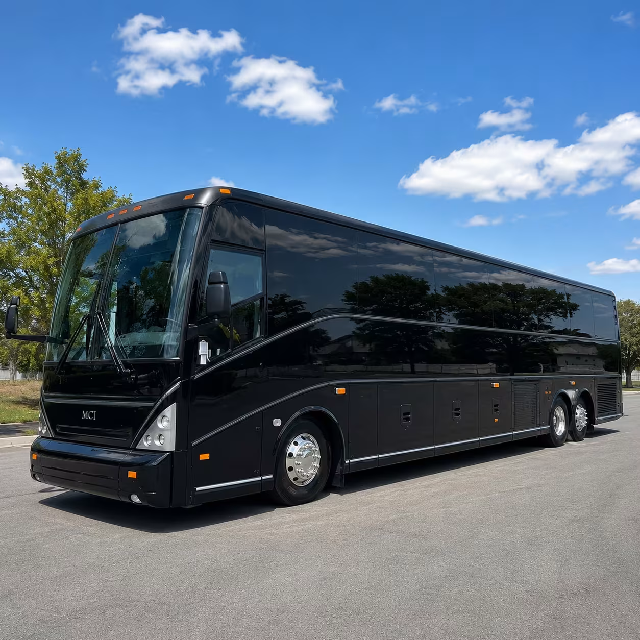 santa rosa charter bus rental exterior