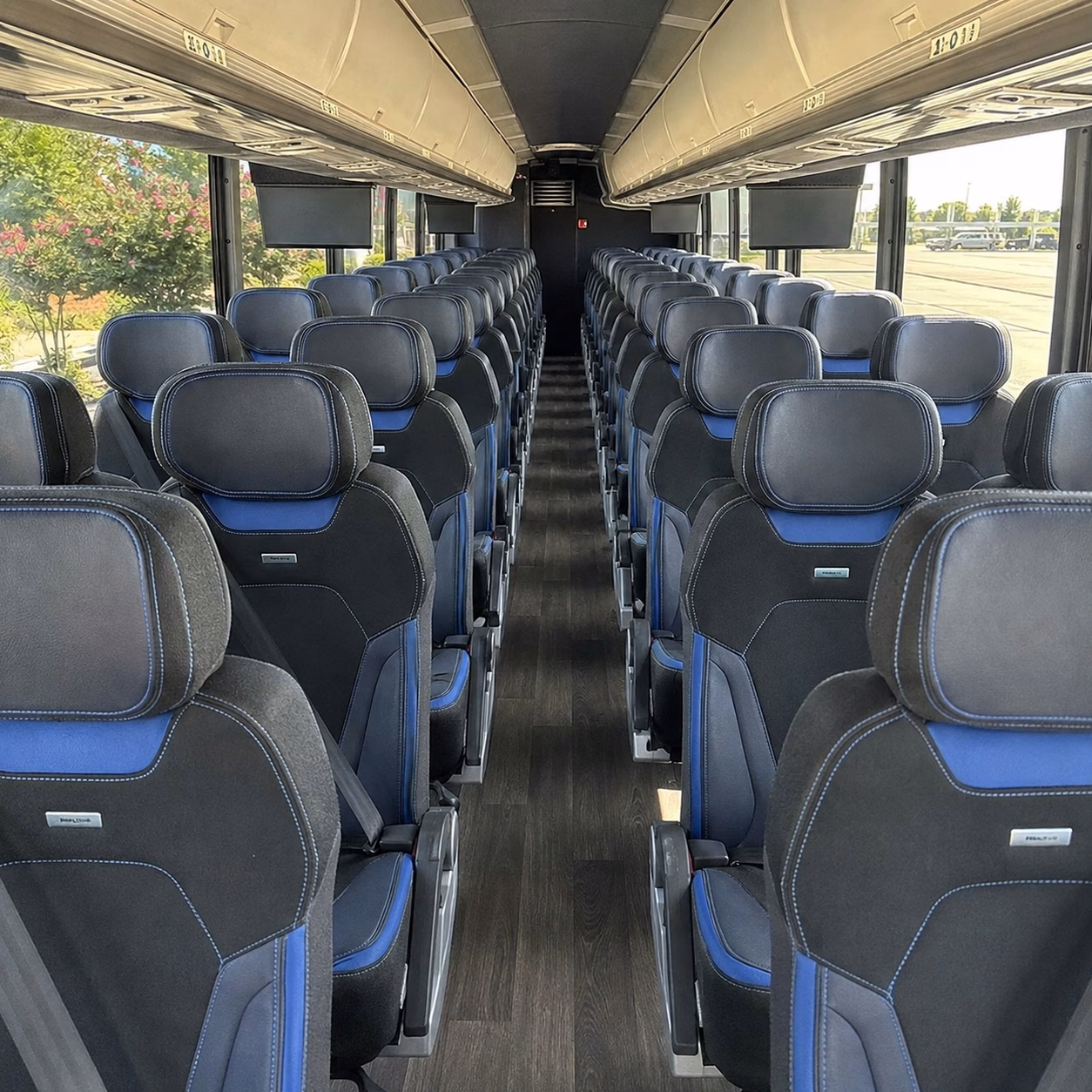 santa rosa charter bus rental inside