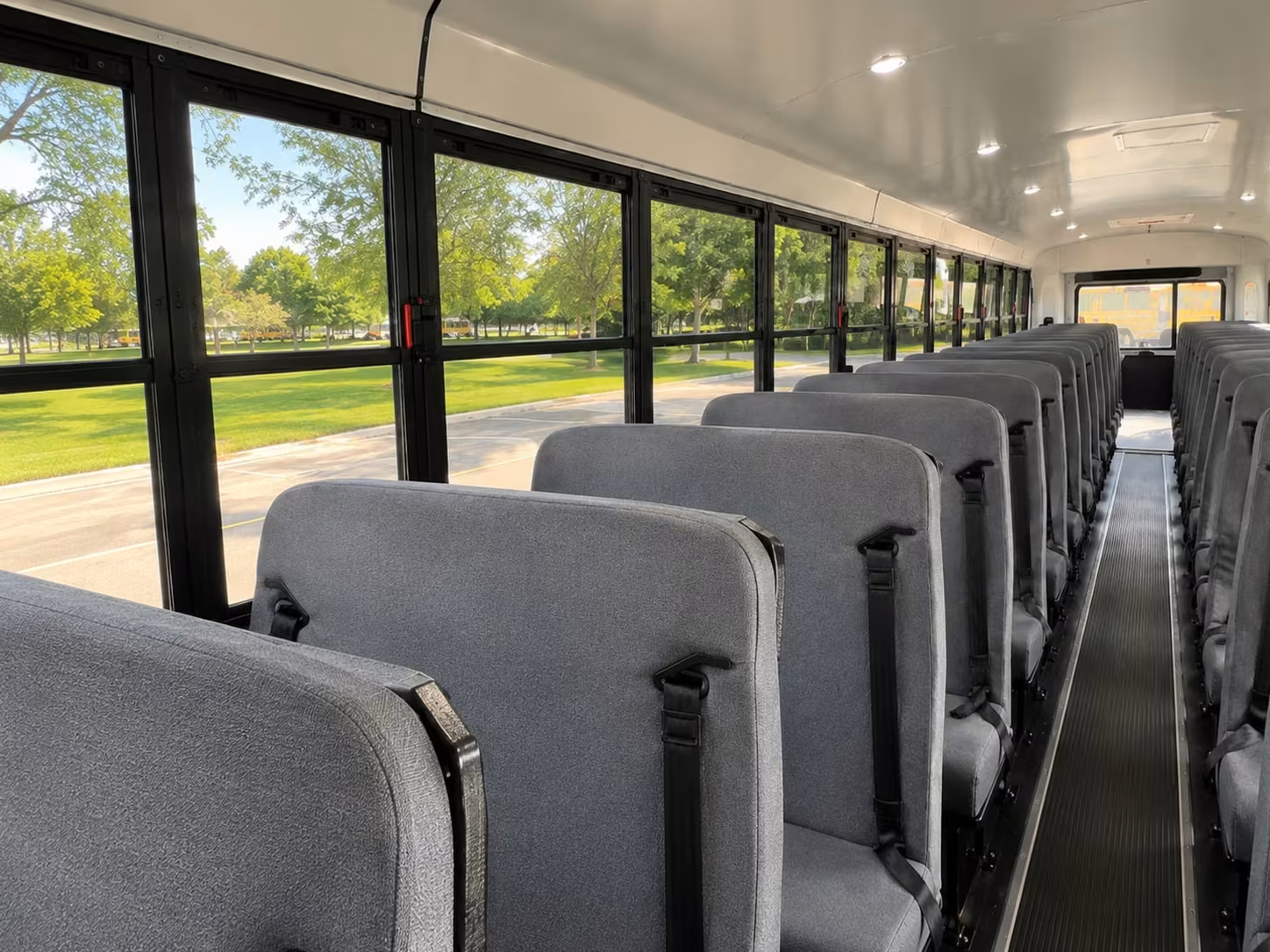 school bus interior